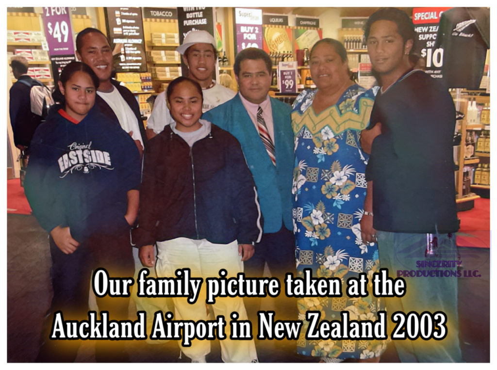 Show's Rev Sunia and the Family in New Zealand as an Ordained Pastor