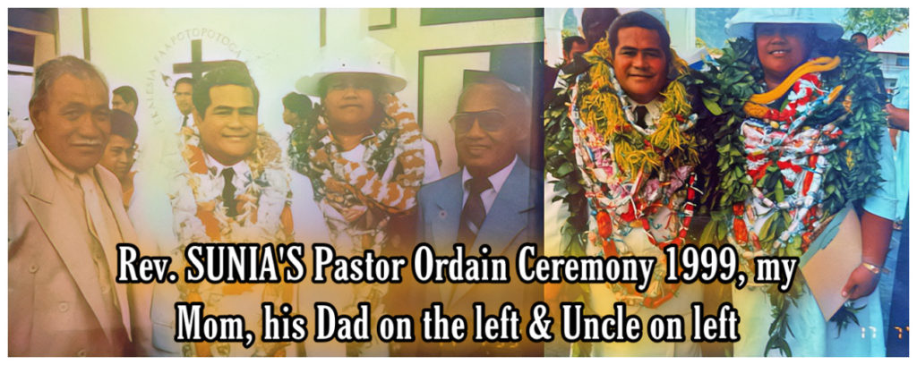 Rev. Sunia's Pastor Ordain Ceremony